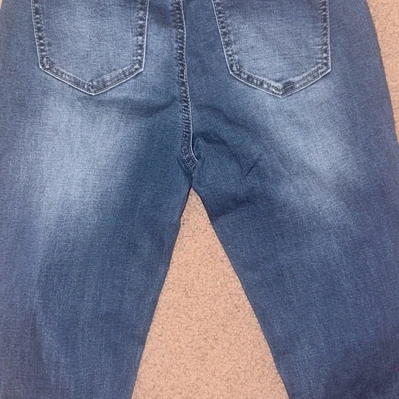 Fashion Nova Denim Joggers brand new with tags size 3 - Picture 3 of 3